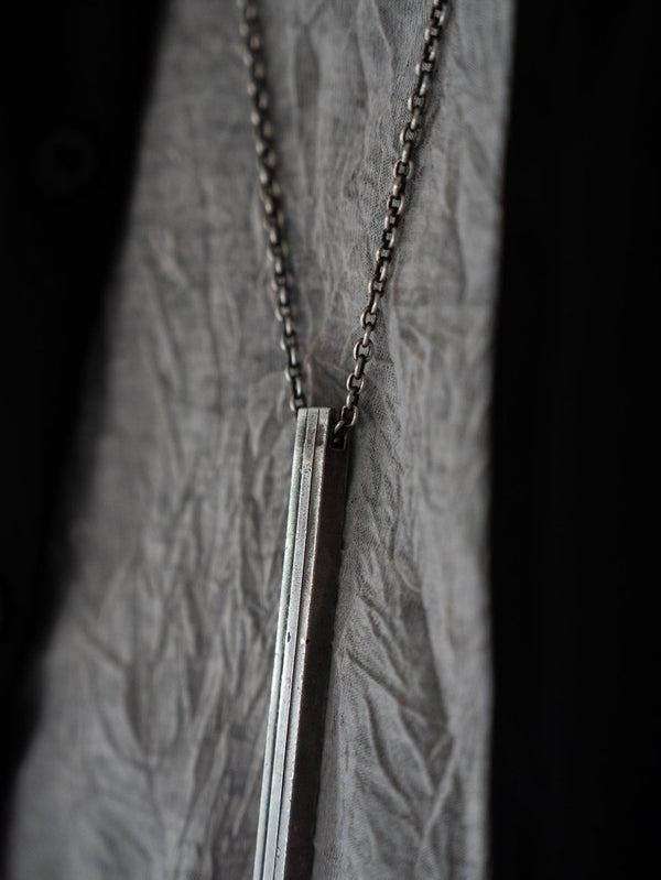 Layered Bar Necklace [slv925] - PRY