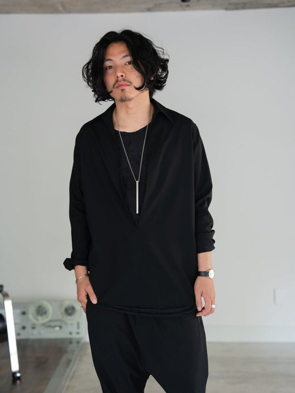 Layered Bar Necklace [slv925] - PRY