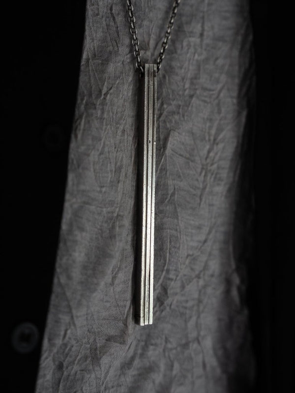 Layered Bar Necklace [slv925] - PRY