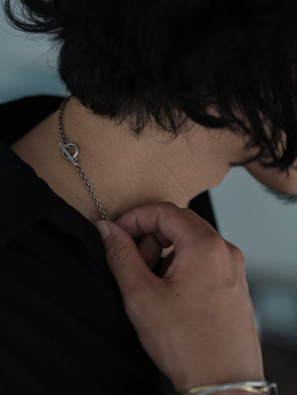 Layered Bar Necklace [slv925] - PRY