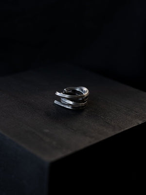 Layered Helix Ear Cuff [slv925] - PRY