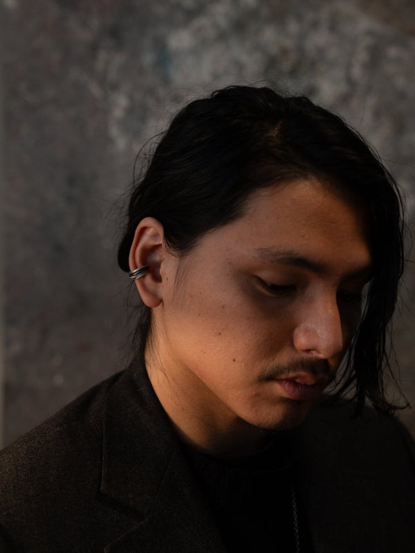 Layered Helix Ear Cuff [slv925] - PRY
