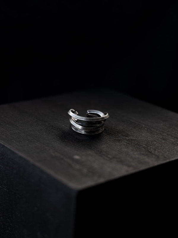 Layered Helix Ear Cuff [slv925] - PRY