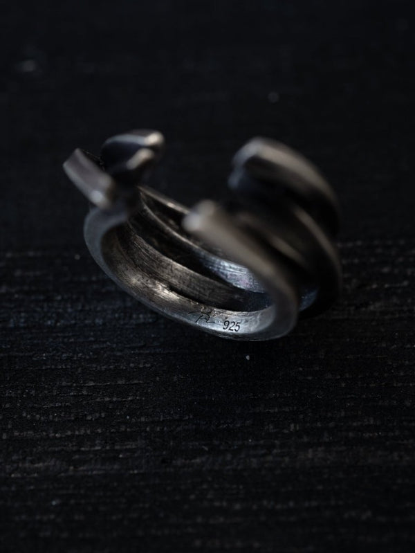 Layered Helix Ear Cuff [slv925] - PRY