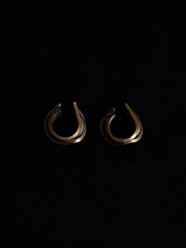 Layered Helix Ear Cuff [slv925+k10] - PRY