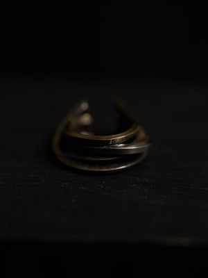 Layered Helix Ear Cuff [slv925+k10] - PRY