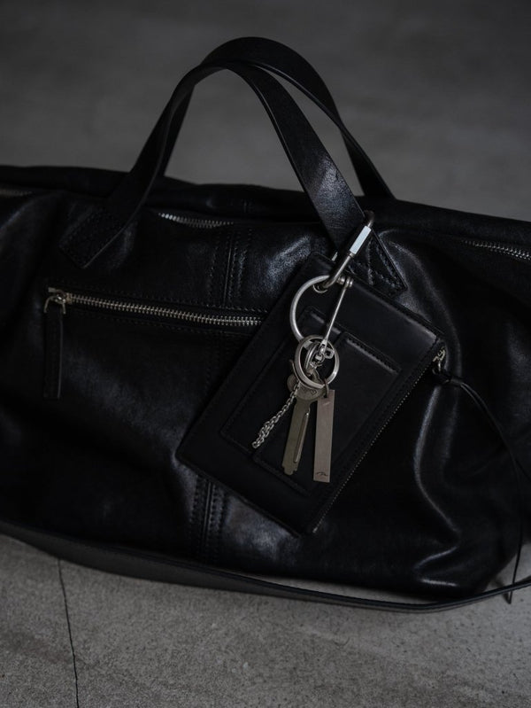 Leather Front Zip Travel Bag - PRY