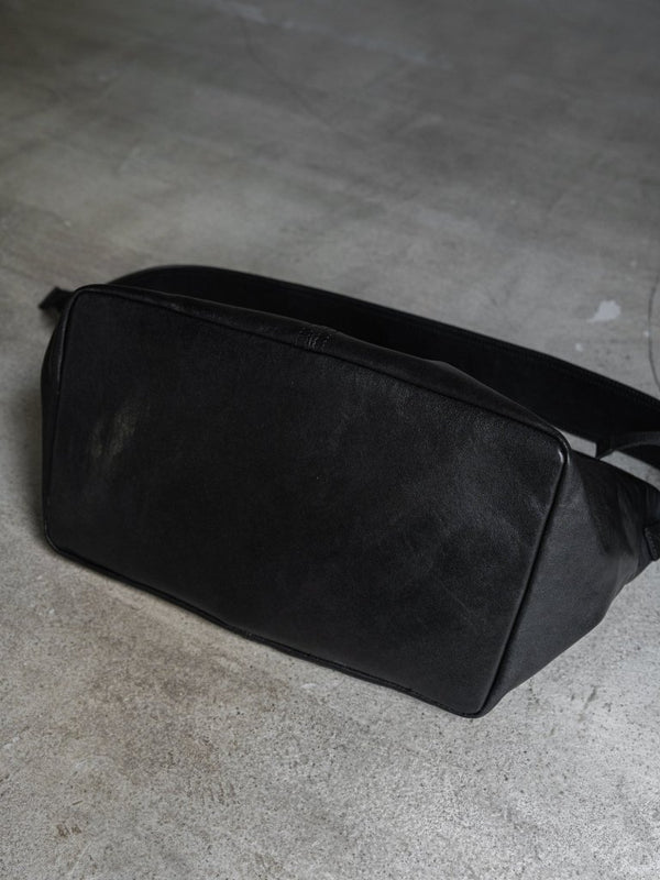 Leather Front Zip Travel Bag - PRY