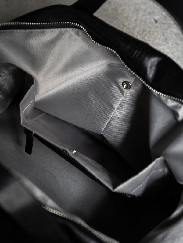 Leather Front Zip Travel Bag - PRY