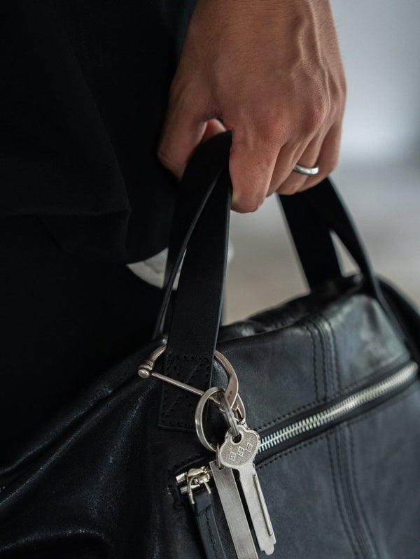 Leather Front Zip Travel Bag - PRY