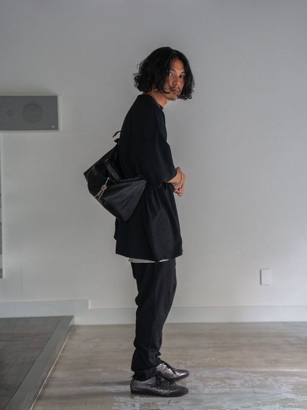 Leather Front Zip Travel Bag - PRY