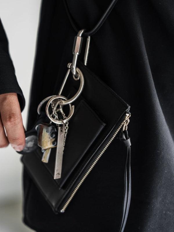 Leather Shoulder Wallet [GUIDI LEATHER] - PRY