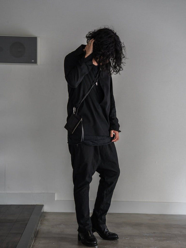 Leather Shoulder Wallet [GUIDI LEATHER] - PRY