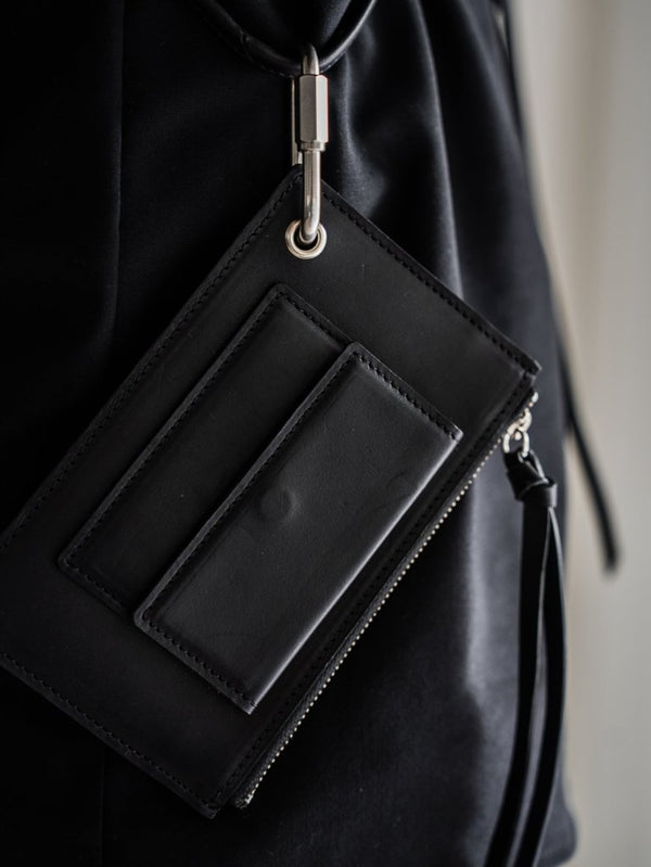 Leather Shoulder Wallet [GUIDI LEATHER] - PRY