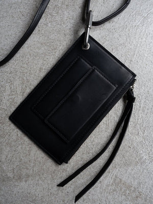Leather Shoulder Wallet [GUIDI LEATHER] - PRY