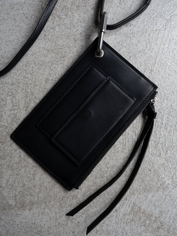 Leather Shoulder Wallet [GUIDI LEATHER] - PRY