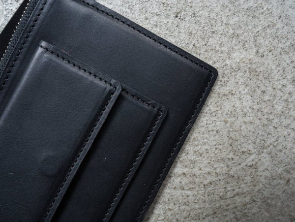 Leather Shoulder Wallet [GUIDI LEATHER] - PRY