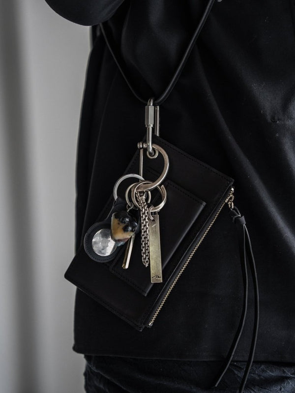 Leather Shoulder Wallet [GUIDI LEATHER] - PRY