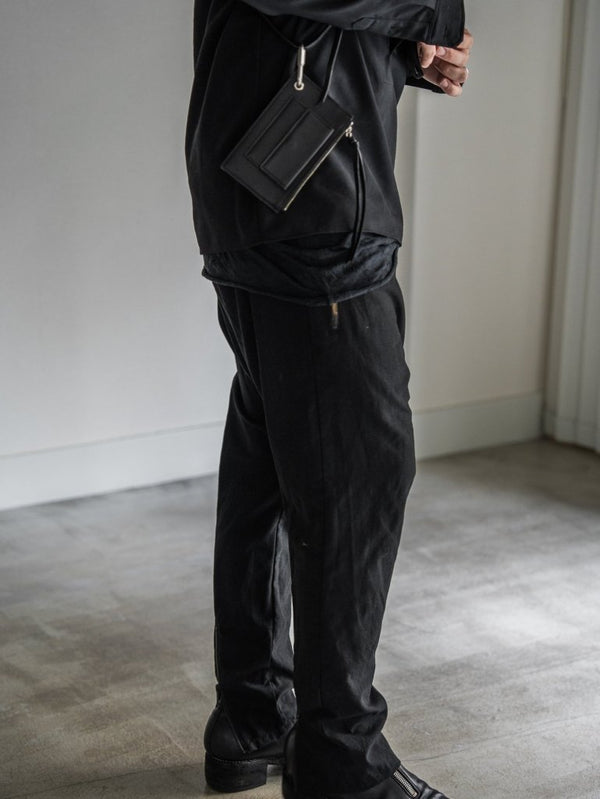 Leather Shoulder Wallet [GUIDI LEATHER] - PRY