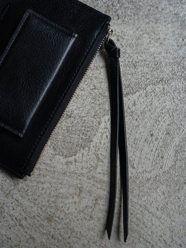 Leather Shoulder Wallet [HIMEJI LEATHER] - PRY