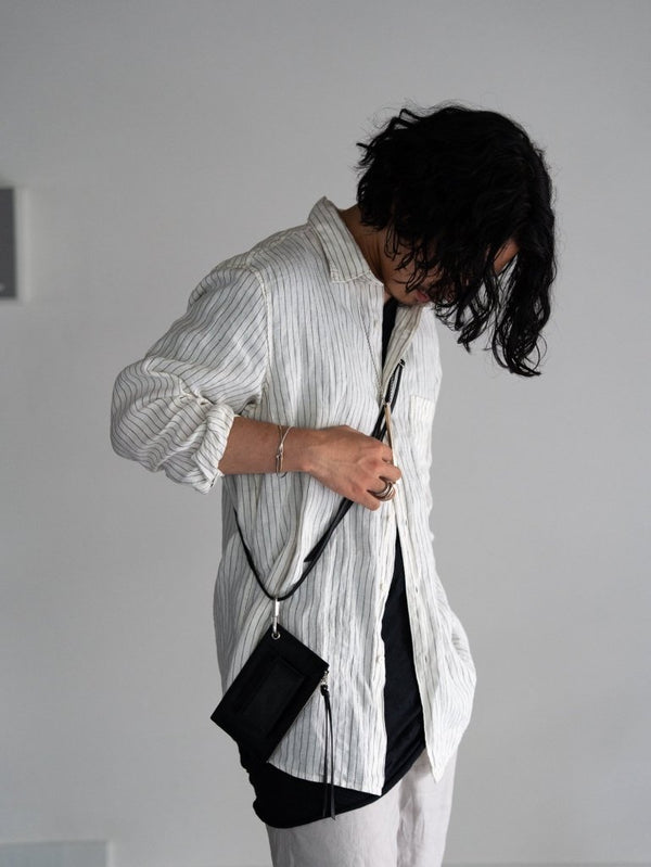 Leather Shoulder Wallet [HIMEJI LEATHER] - PRY