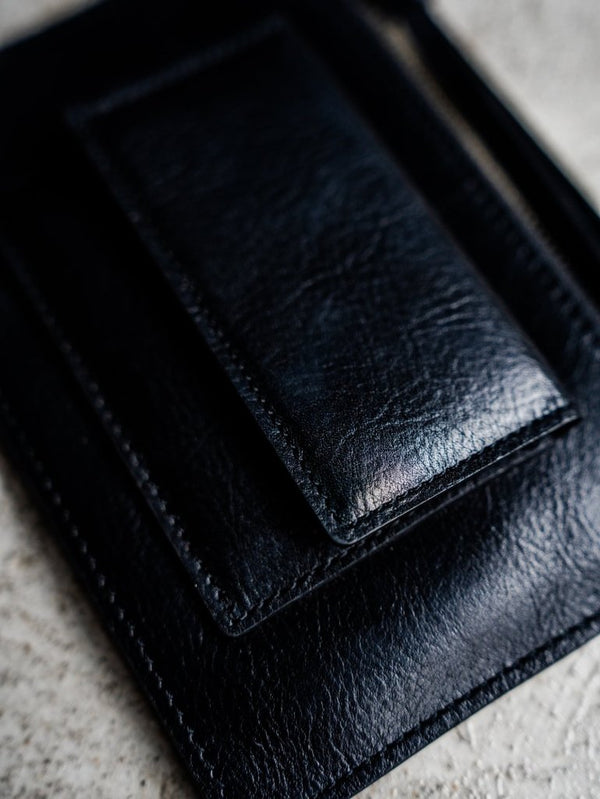 Leather Shoulder Wallet [HIMEJI LEATHER] - PRY