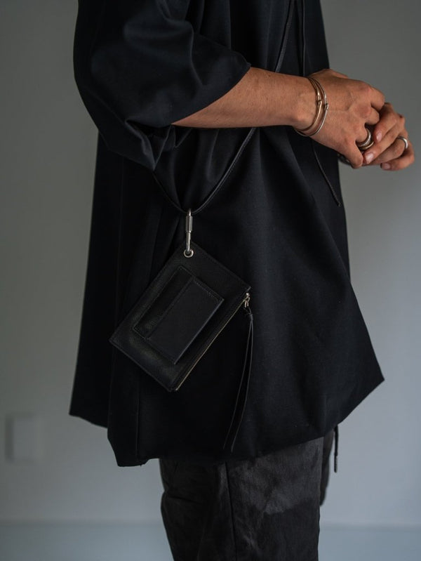 Leather Shoulder Wallet [HIMEJI LEATHER] - PRY