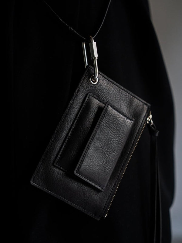 Leather Shoulder Wallet [HIMEJI LEATHER] - PRY