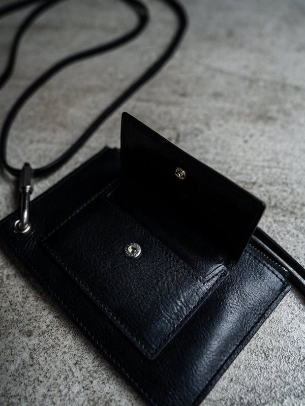 Leather Shoulder Wallet [HIMEJI LEATHER] - PRY