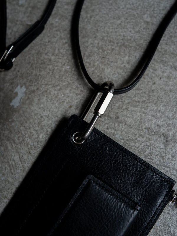 Leather Shoulder Wallet [HIMEJI LEATHER] - PRY