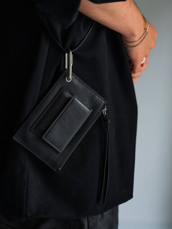 Leather Shoulder Wallet [HIMEJI LEATHER] - PRY