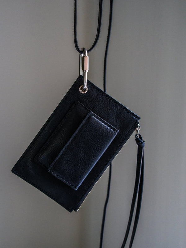 Leather Shoulder Wallet [HIMEJI LEATHER] - PRY