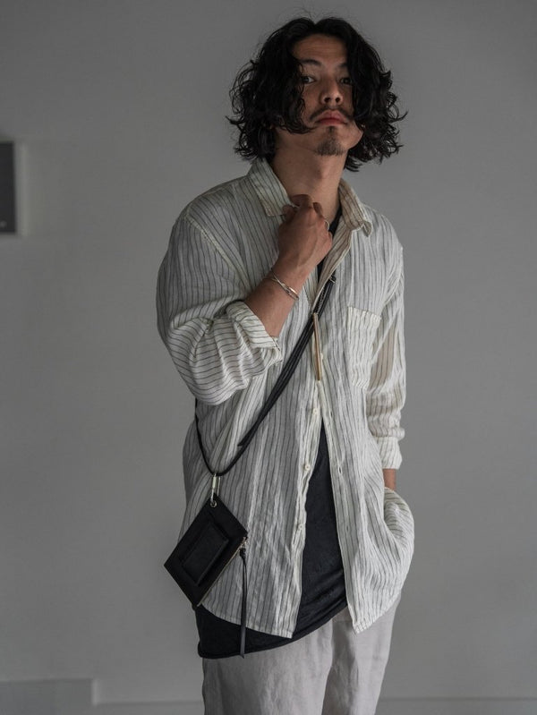 Leather Shoulder Wallet [HIMEJI LEATHER] - PRY