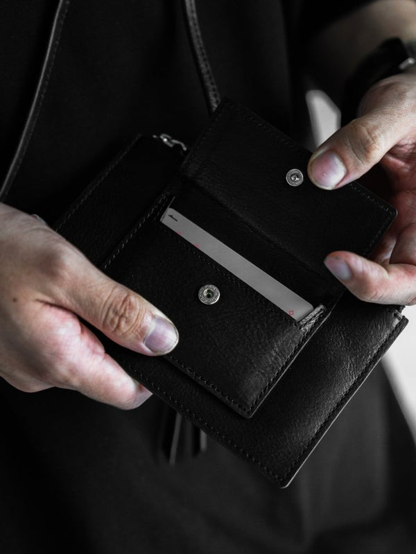 Leather Shoulder Wallet [HIMEJI LEATHER] - PRY