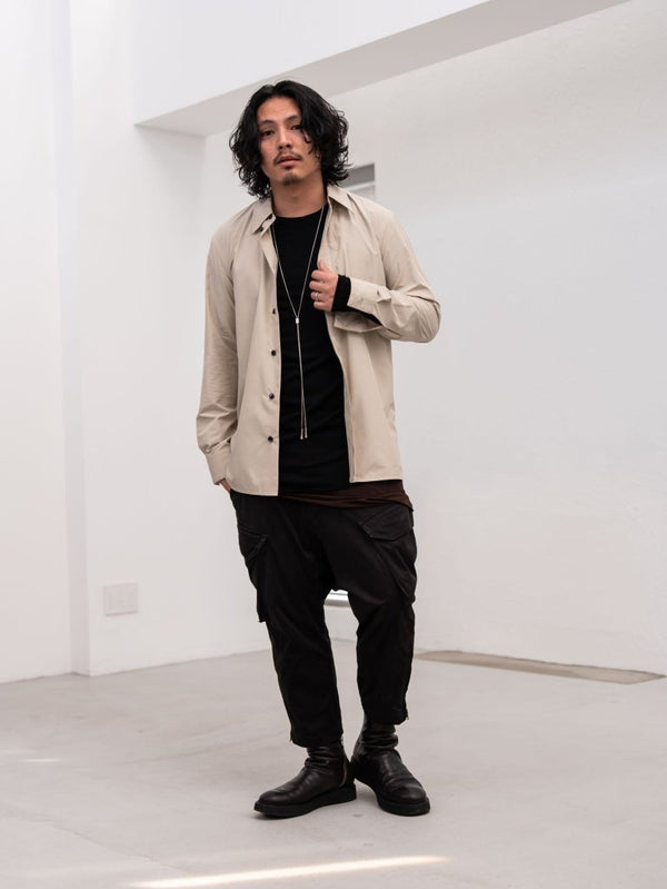 LIMONTA Ensemble Shirt Jacket [OYSTER] - PRY