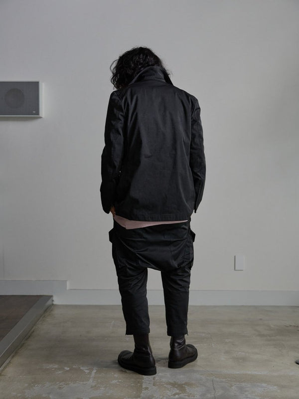 Modal Cotton Layered U - neck T-shirt【ASH PINK】 - PRY