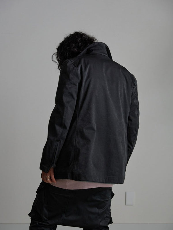 Modal Cotton Layered U - neck T-shirt【ASH PINK】 - PRY