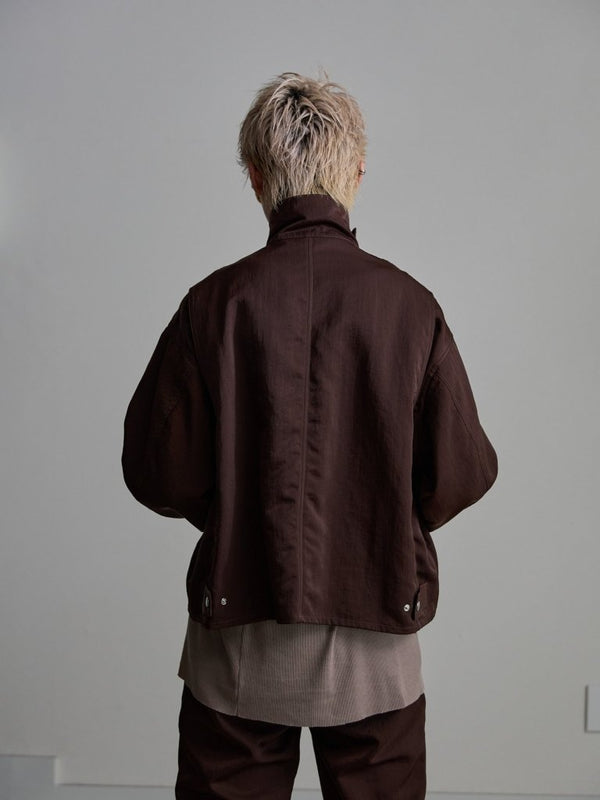 Modal Cotton Layered U - neck T-shirt【TAUPE】 - PRY