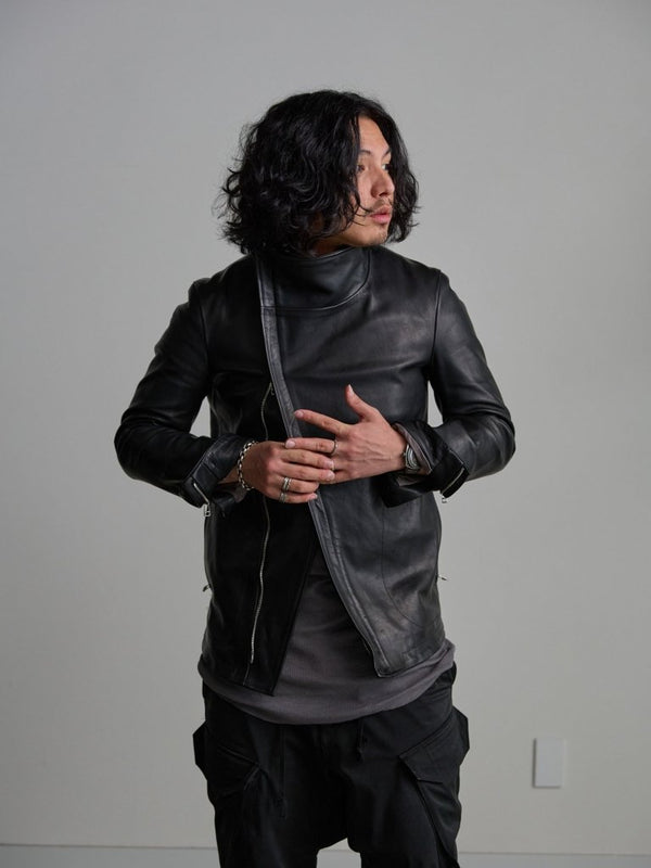 Modal Cotton Layered U - neck T-shirt【TAUPE】 - PRY