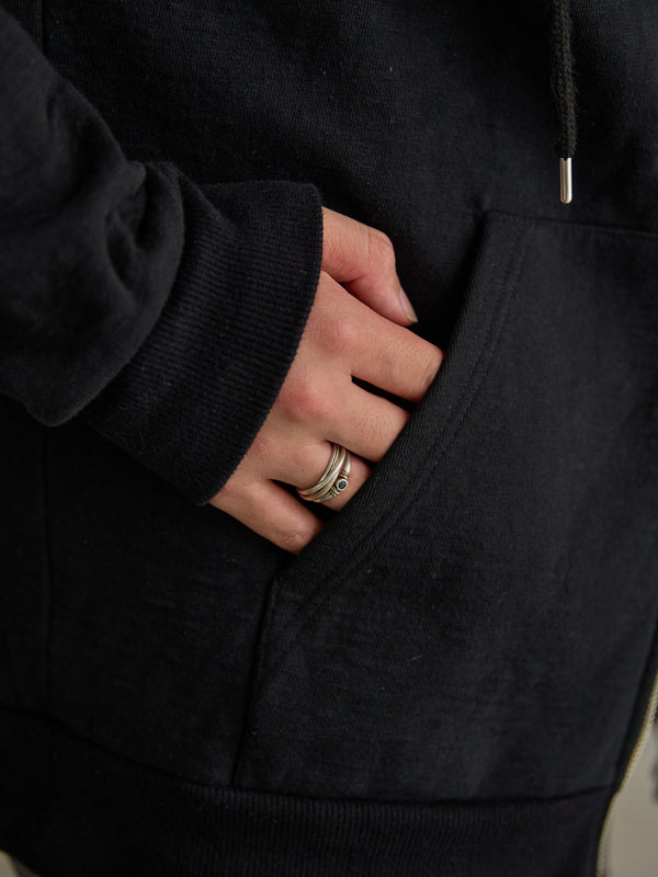 Slit Trinity Ring  [slv925+k10]