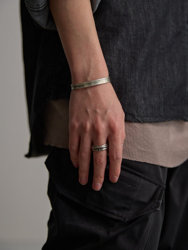 Black Diamond Ring [slv925+k10]