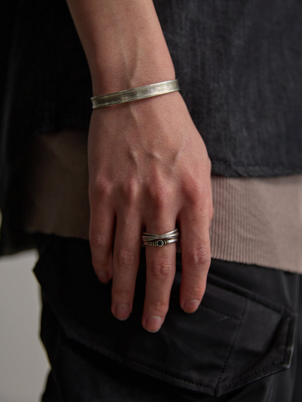 Black Diamond Ring [slv925+k10]