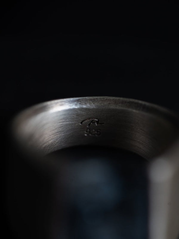 Monolith Ring【BLACK LABRADORITE】 - PRY