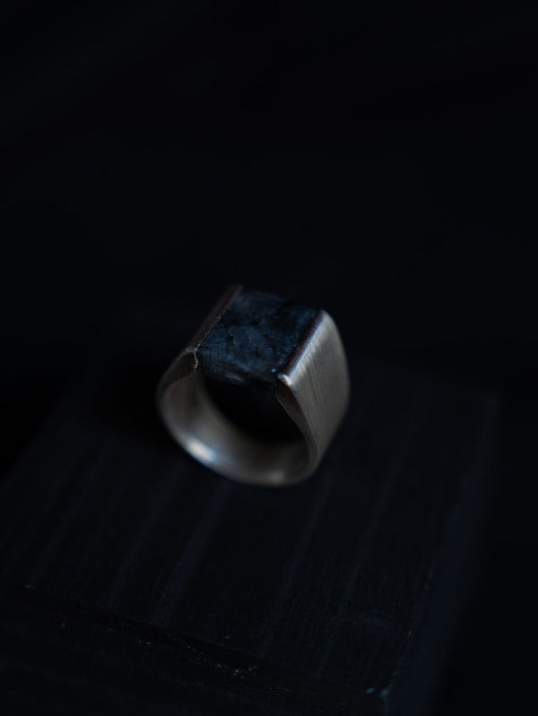 Monolith Ring【BLACK LABRADORITE】 - PRY