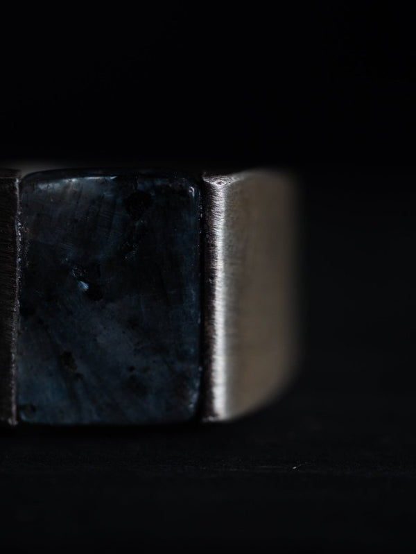 Monolith Ring【BLACK LABRADORITE】 - PRY