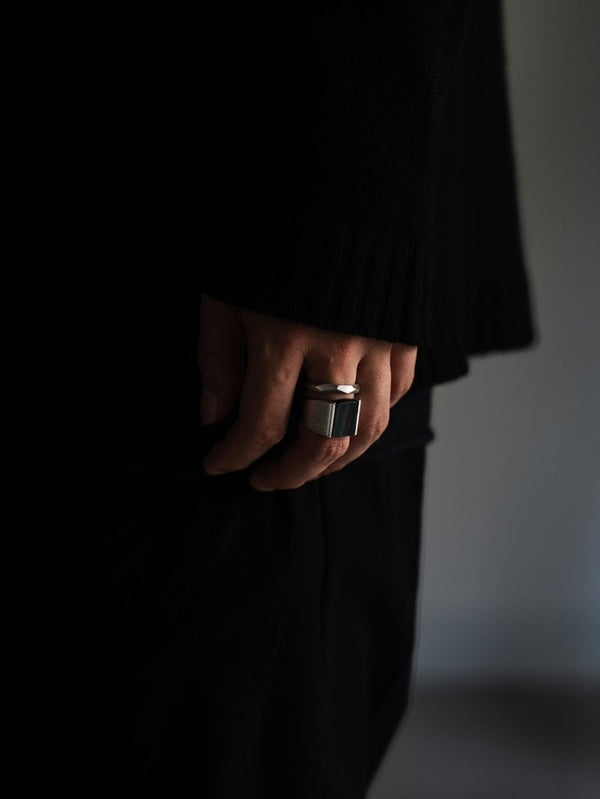 Monolith Ring【BLUE TIGER EYE】 - PRY