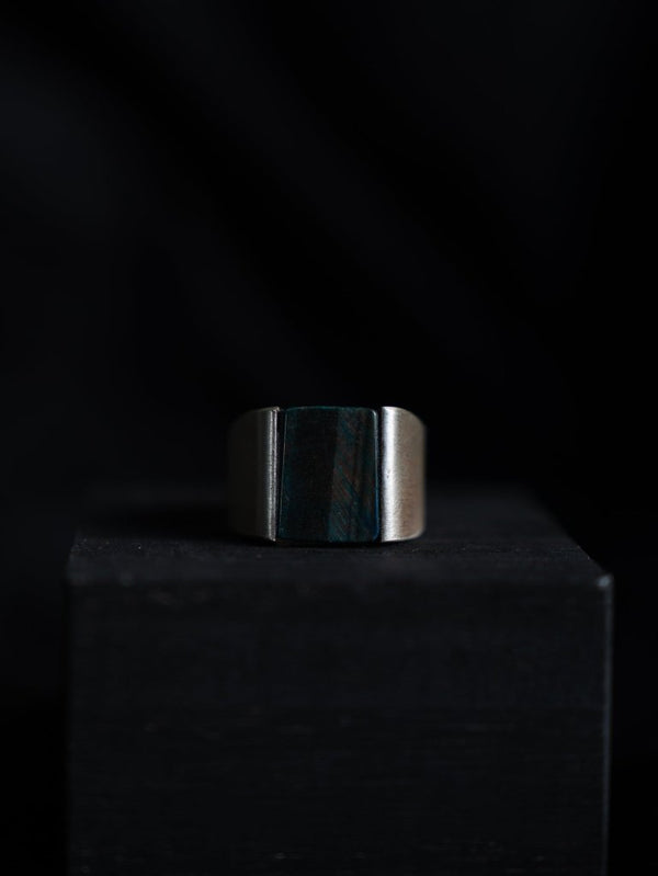 Monolith Ring【BLUE TIGER EYE】 - PRY
