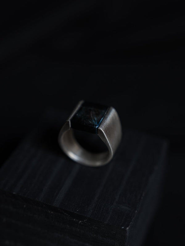 Monolith Ring【BLUE TIGER EYE】 - PRY