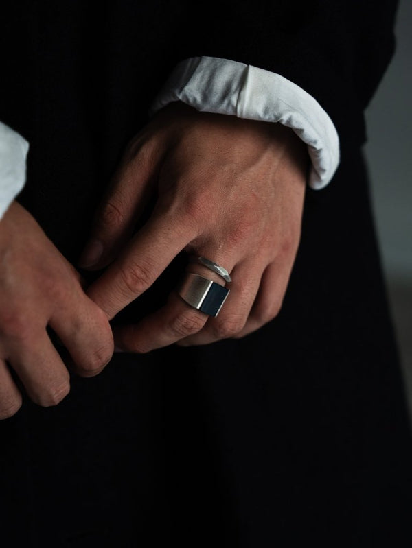 Monolith Ring【BLUE TIGER EYE】 - PRY