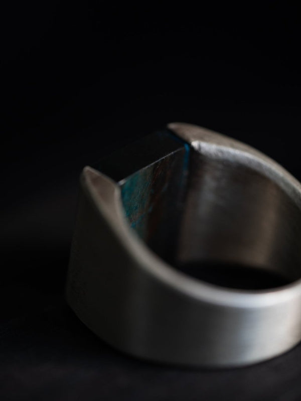 Monolith Ring【BLUE TIGER EYE】 - PRY